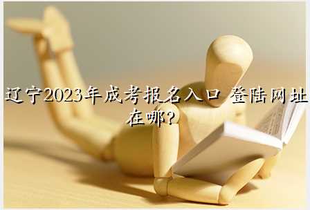 辽宁2023年成考报名入口 登陆网址在哪？